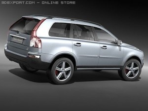 Volvo XC90 2008 3D Model