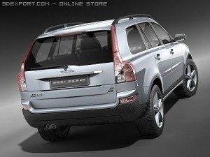 Volvo XC90 2008 3D Model