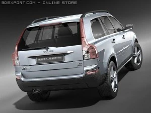 Volvo XC90 2008 3D Model