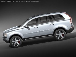 Volvo XC90 2008 3D Model
