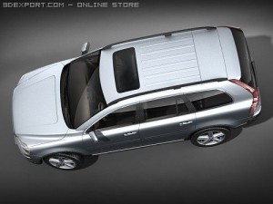 Volvo XC90 2008 3D Model