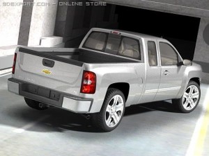 Chevrolet Silverado 2007 3D 모델
