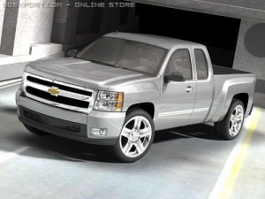 Chevrolet Silverado 2007 3D 모델