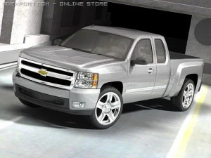 Chevrolet Silverado 2007 3D Model