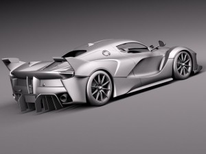 Ferrari FXX K 2015 3D Model