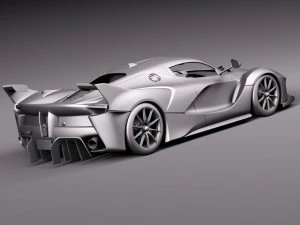 Ferrari FXX K 2015 3D Model
