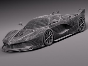 Ferrari FXX K 2015 3D Model