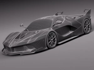 Ferrari FXX K 2015 3D Model
