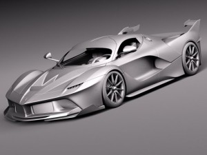 Ferrari FXX K 2015 3D Model