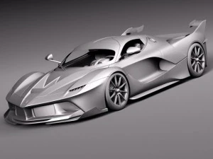 Ferrari FXX K 2015 3D Model