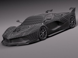 Ferrari FXX K 2015 3D Model