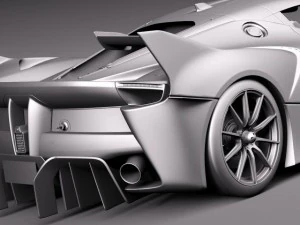 Ferrari FXX K 2015 3D Model