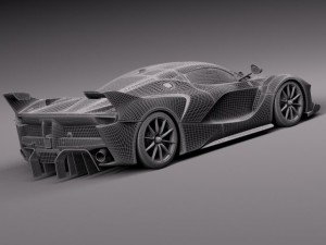 Ferrari FXX K 2015 3D Model