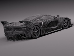 Ferrari FXX K 2015 3D Model