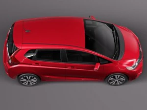 Honda Fit 2015 3D Model