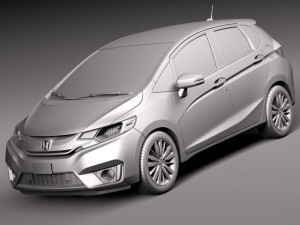 Honda Fit 2015 Modello 3D
