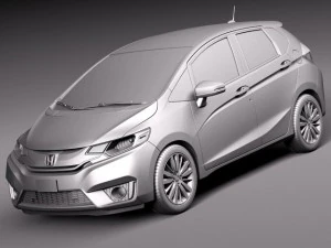 Honda Fit 2015 3D Model