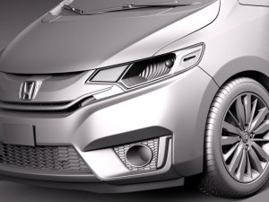Honda Fit 2015 Modello 3D