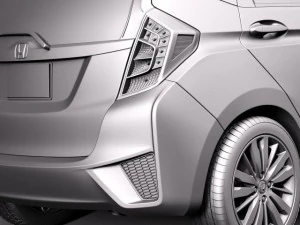 Honda Fit 2015 3D Model