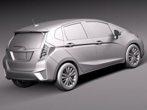 Honda Fit 2015 Modello 3D