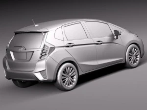 Honda Fit 2015 3D Model