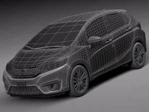 Honda Fit 2015 3D Model