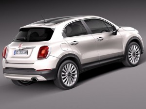 Fiat 500X 2015 Modèle 3D