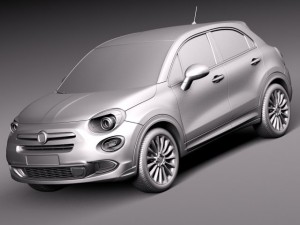 Fiat 500X 2015 Modèle 3D