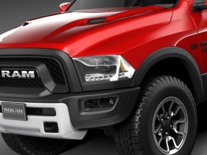 Dodge Ram 1500 Rebel 2015 Modelo 3D