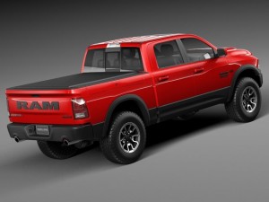Dodge Ram 1500 Rebel 2015 Modelo 3D