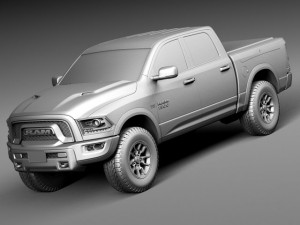 Dodge Ram 1500 Rebel 2015 Modelo 3D