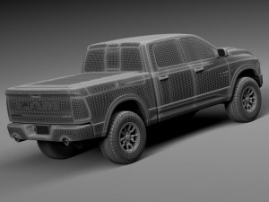 Dodge Ram 1500 Rebel 2015 Modelo 3D