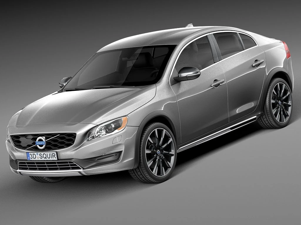 Volvo S60 Cross Country 2016 3D Model .c4d .max .obj .3ds .fbx .stl .blend 
