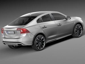 Volvo S60 Cross Country 2016 3D Модель