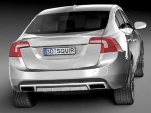 Volvo S60 Cross Country 2016 3D Модель