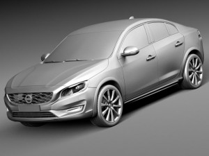 Volvo S60 Cross Country 2016 3D Модель