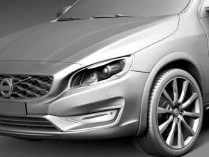 Volvo S60 Cross Country 2016 3D Модель