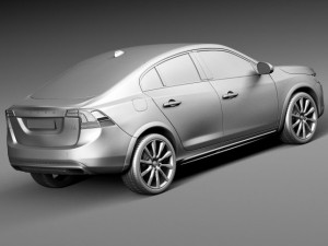 Volvo S60 Cross Country 2016 3D Модель
