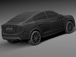 Volvo S60 Cross Country 2016 3D Model