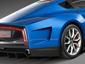 Volkswagen XL Sport 2015 3D 모델