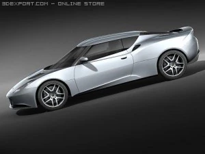 Lotus Evora 2010 3D Model