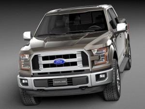 F-150 Crew Cab 2015 3Dモデル