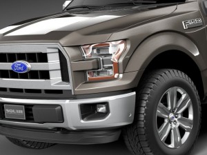 F-150 Crew Cab 2015 3Dモデル