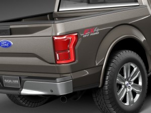 F-150 Crew Cab 2015 3Dモデル