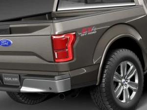 F-150 Crew Cab 2015 3D Model