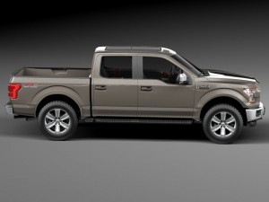 F-150 Crew Cab 2015 3Dモデル