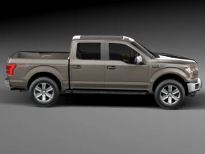F-150 Crew Cab 2015 3D Model