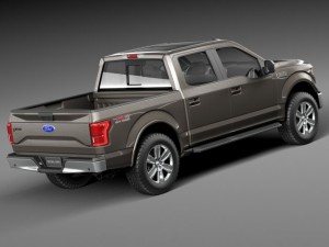 F-150 Crew Cab 2015 3Dモデル