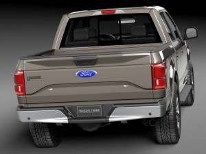 F-150 Crew Cab 2015 3Dモデル