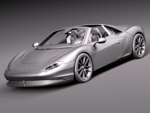 Ferrari Sergio 2015 3D Model